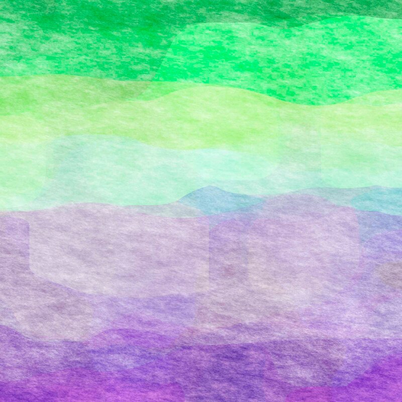Boho Watercolor Abstract Androsexual Pride Flag
