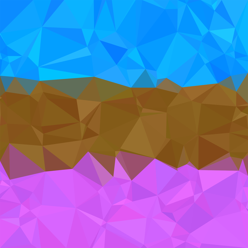 Androsexual Low Poly Pride Flag