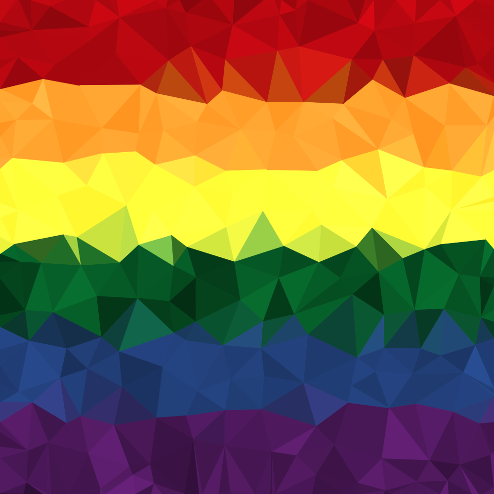 Abstract Gay Pride Flag