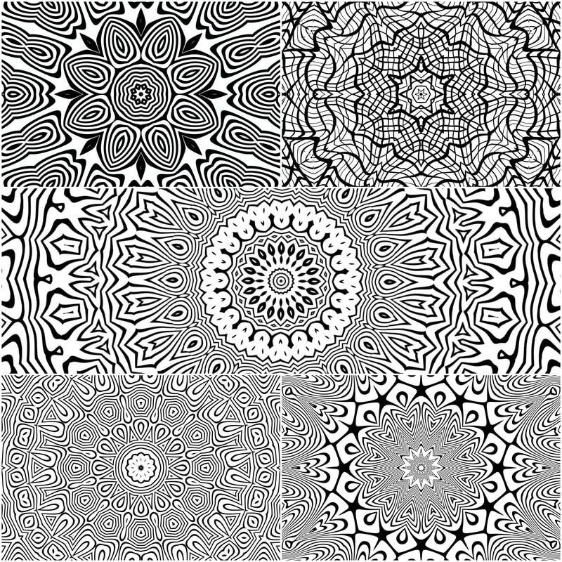 Abstract Art Adult Coloring Pages